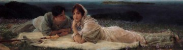 サー・ローレンス・アルマ・タデマ Painting - 独自のロマンチックなサー・ローレンス・アルマ・タデマの世界